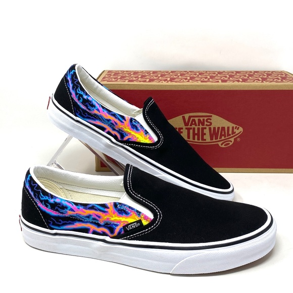 Vans Other - 💖MEGA SALE💖VANS Classic Slip On Electric Flame Men Low  Canvas   VN000XG8B03